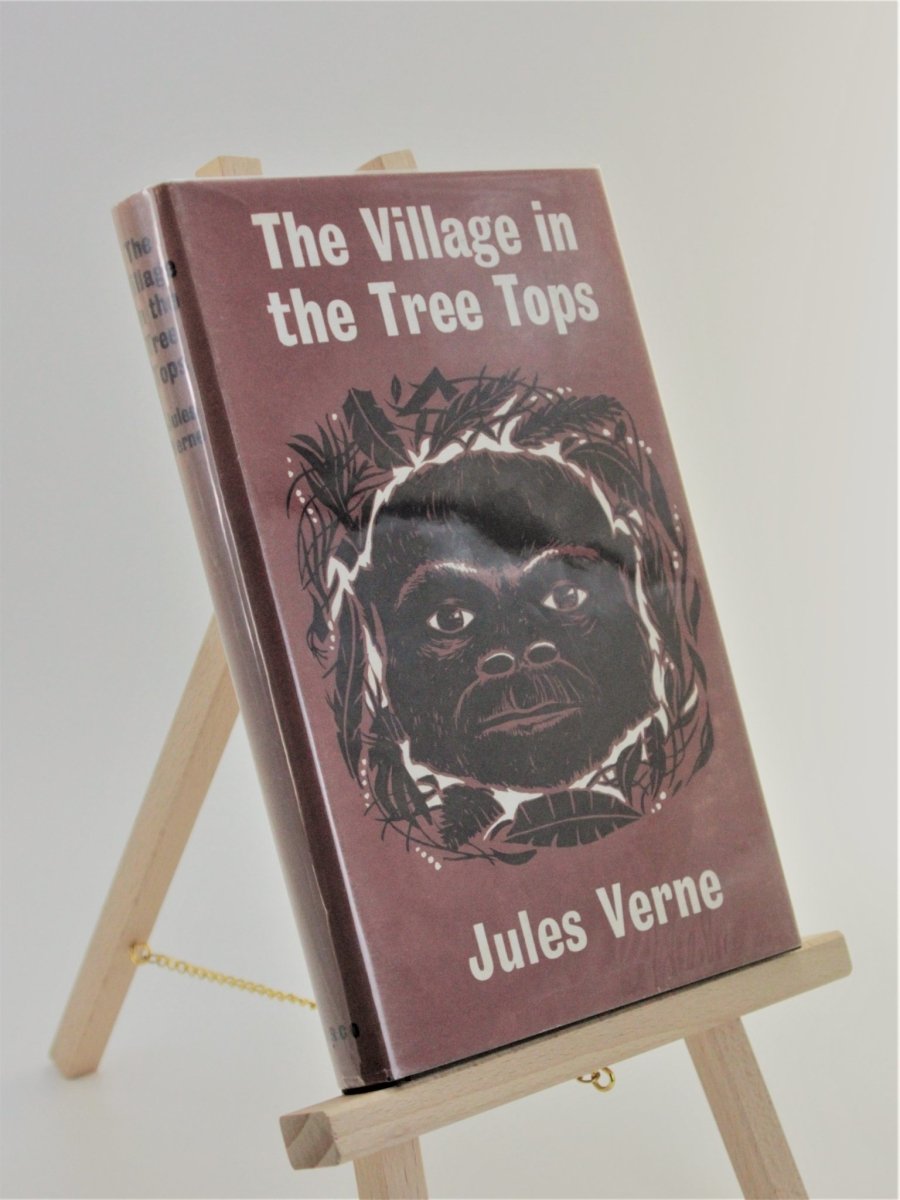 Verne, Jules - The Village in the Tree Tops | front cover. Published by Arco in 1964. Hardcover.  Condition:  Very Good ++/Very Good++ / Near Fine