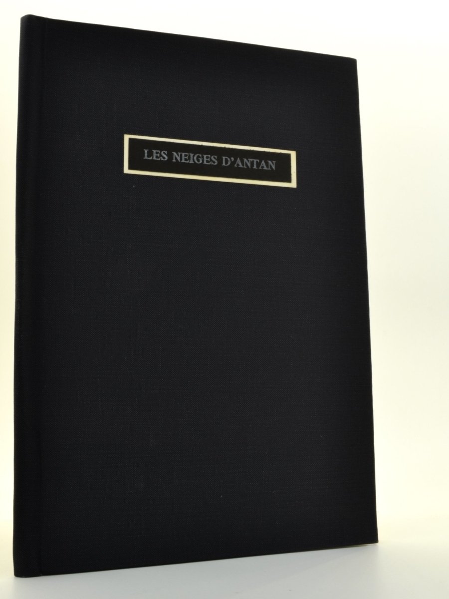 Villon, Francois - Les Neiges D'Antan | front cover. Published by Crannog Press in 1973. Hardcover.  Condition:  Fine/No Jacket ( as Issued )
