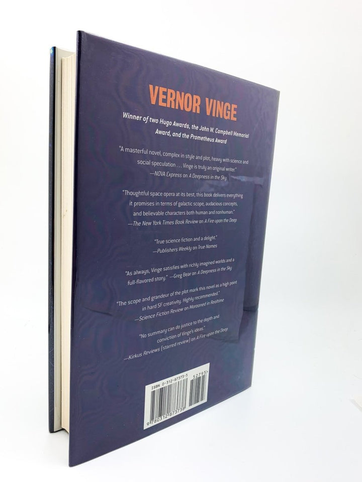 Vinge, Vernor - The Collected Stories Vernor Vinge - SIGNED | back cover