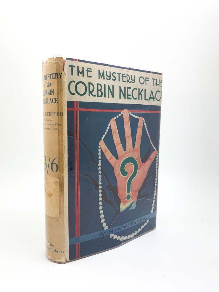 Webster, H K - The Mystery of the Corbin Necklace | front cover. Published by The Popular Library in 0. Hardcover.  Condition:  Very Good +++/Very Good +