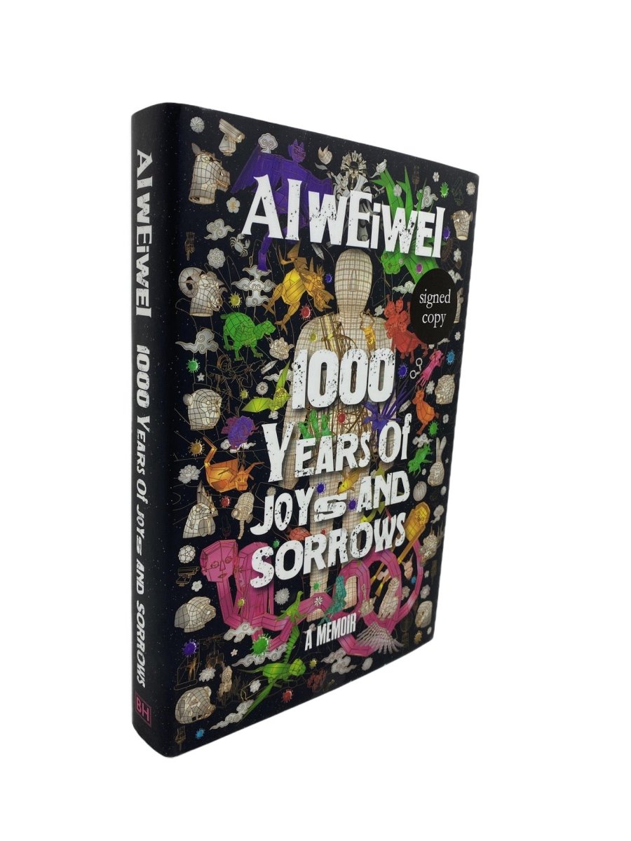 Weiwei Ai - 1000 Years of Joys and Sorrows - SIGNED | front cover. Published by Bodley Head  in 2021. Hardcover.  Condition:  Fine/Fine