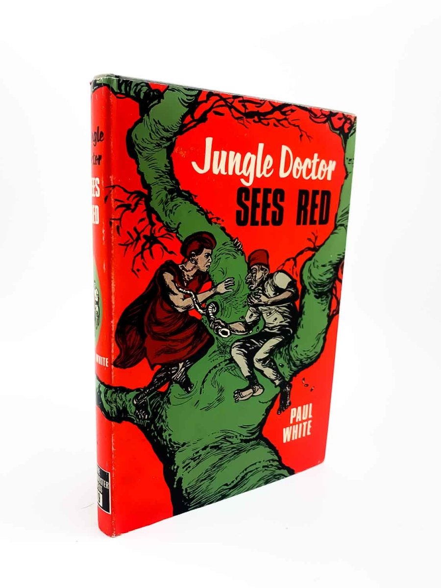 White, Paul - Jungle Doctor Sees Red | front cover. Published by Paternoster Press in 1968. Hardcover.  Condition:  Very Good ++ / Near Fine/Very Good++ / Near Fine
