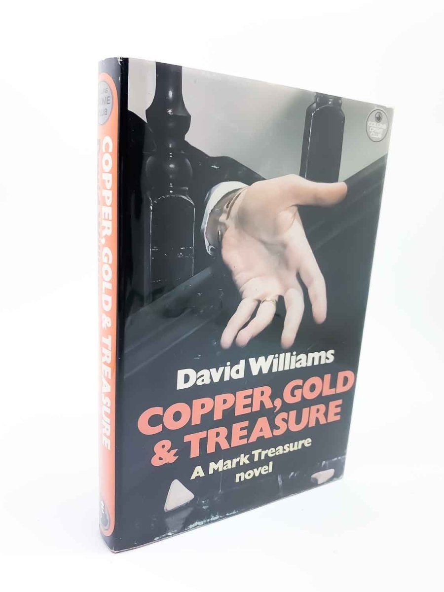 Williams, David - Copper, Gold & Treasure - SIGNED | front cover. Published by Collins ( Collins Crime Club ) in 1979. Hardcover.  Condition:  Near Fine/Very Good ++