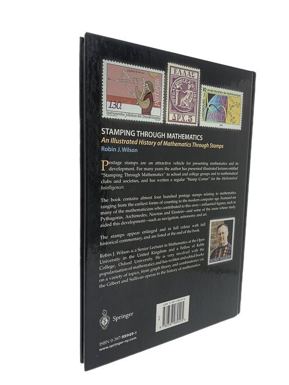 Wilson, Robin J - Stamping through Mathematics | back cover
