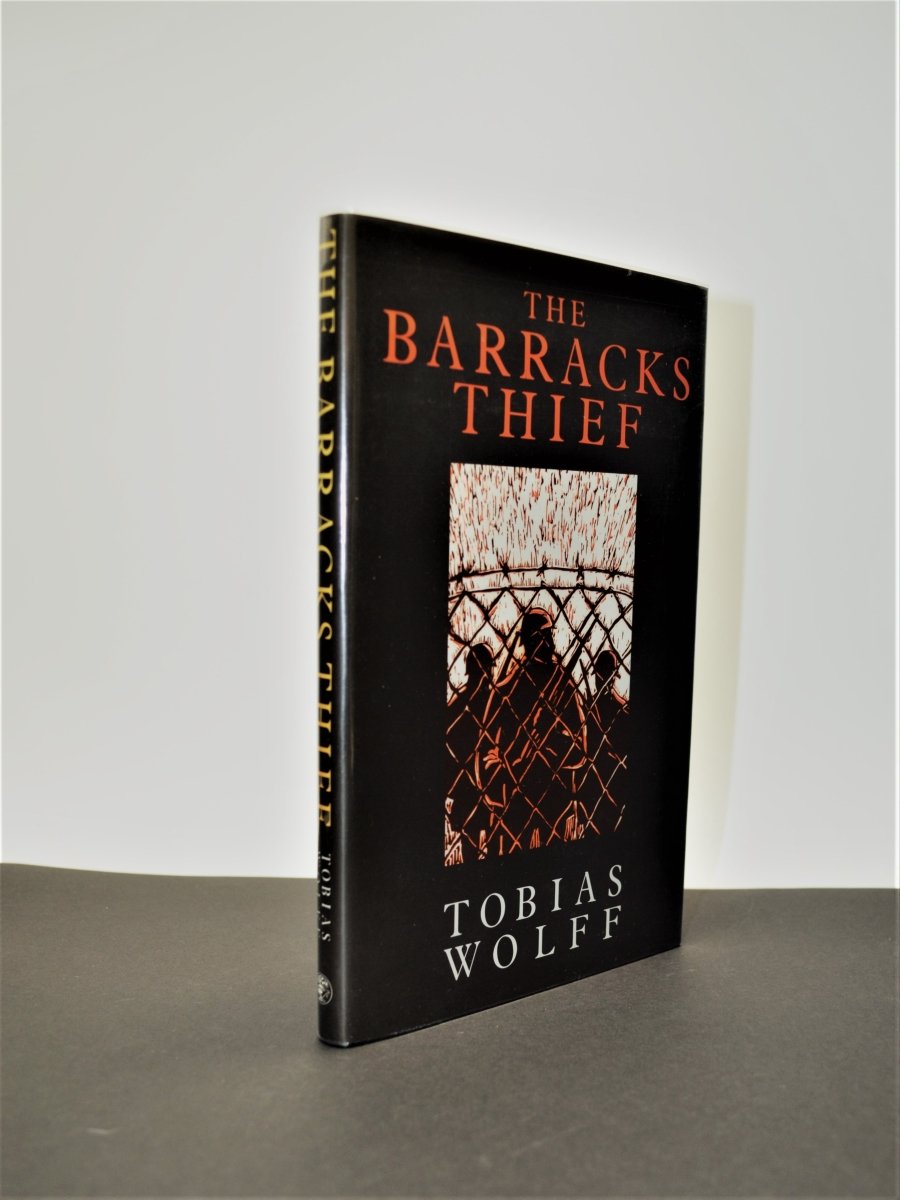 Wolff, Tobias - The Barracks Thief | front cover. Published by Bloomsbury in 1987. Hardcover.  Condition:  Fine/Near Fine