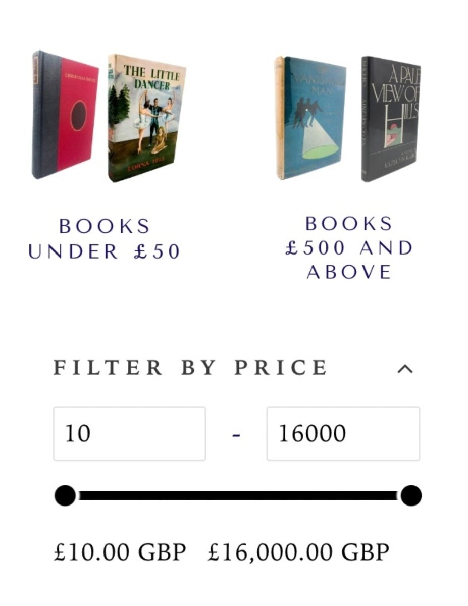 Gifts by Price Range - Cheltenham Rare Books