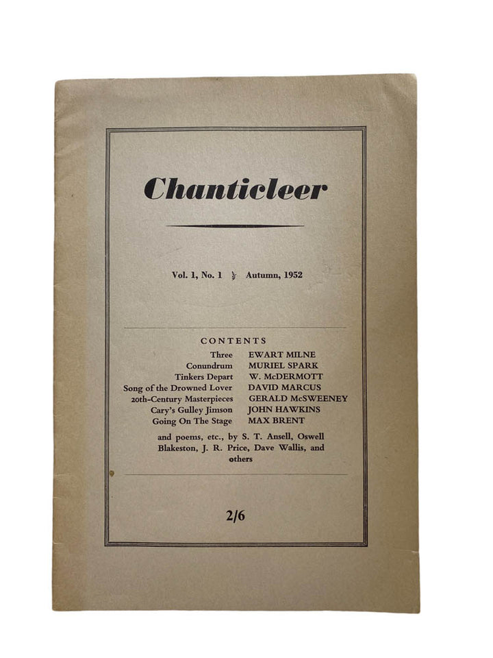 Spark, Muriel (contributes) - Chanticleer Volume 1, Number 1