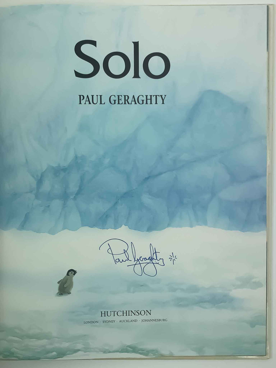Geraghty, Paul - Solo - SIGNED