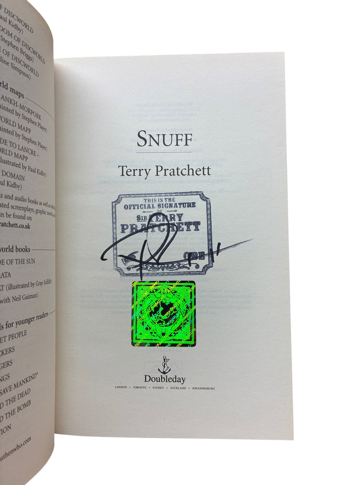 Pratchett, Terry - Snuff - SIGNED