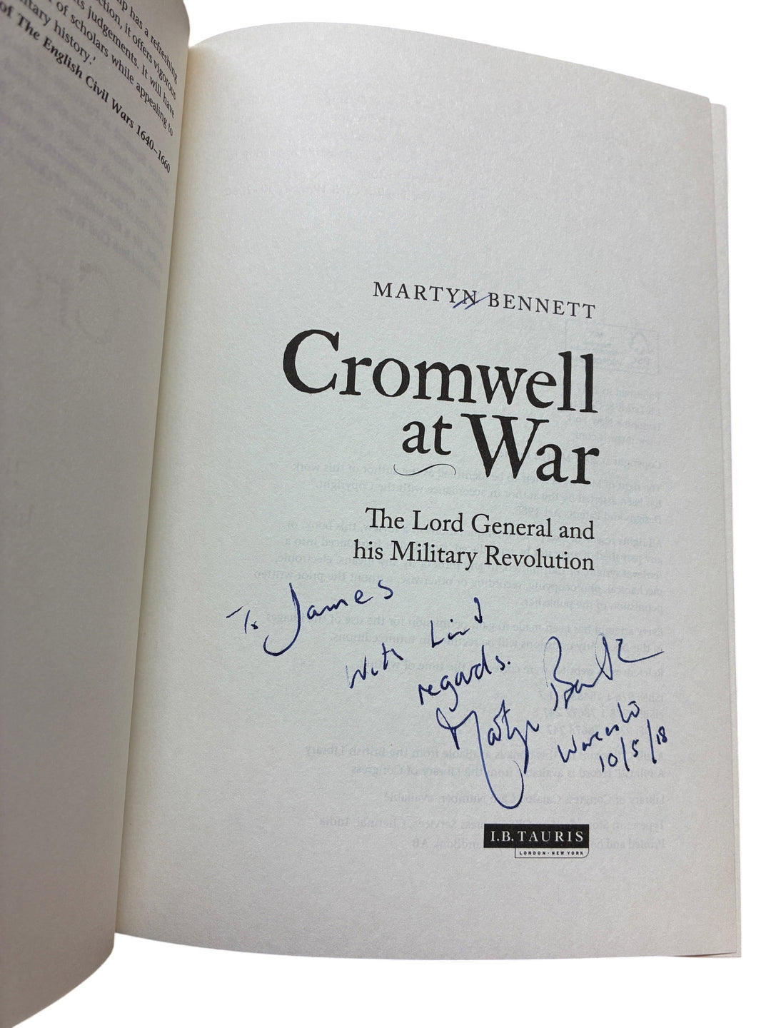 Bennett, Martyn - Cromwell at War : The Lord General and His Military Revolution