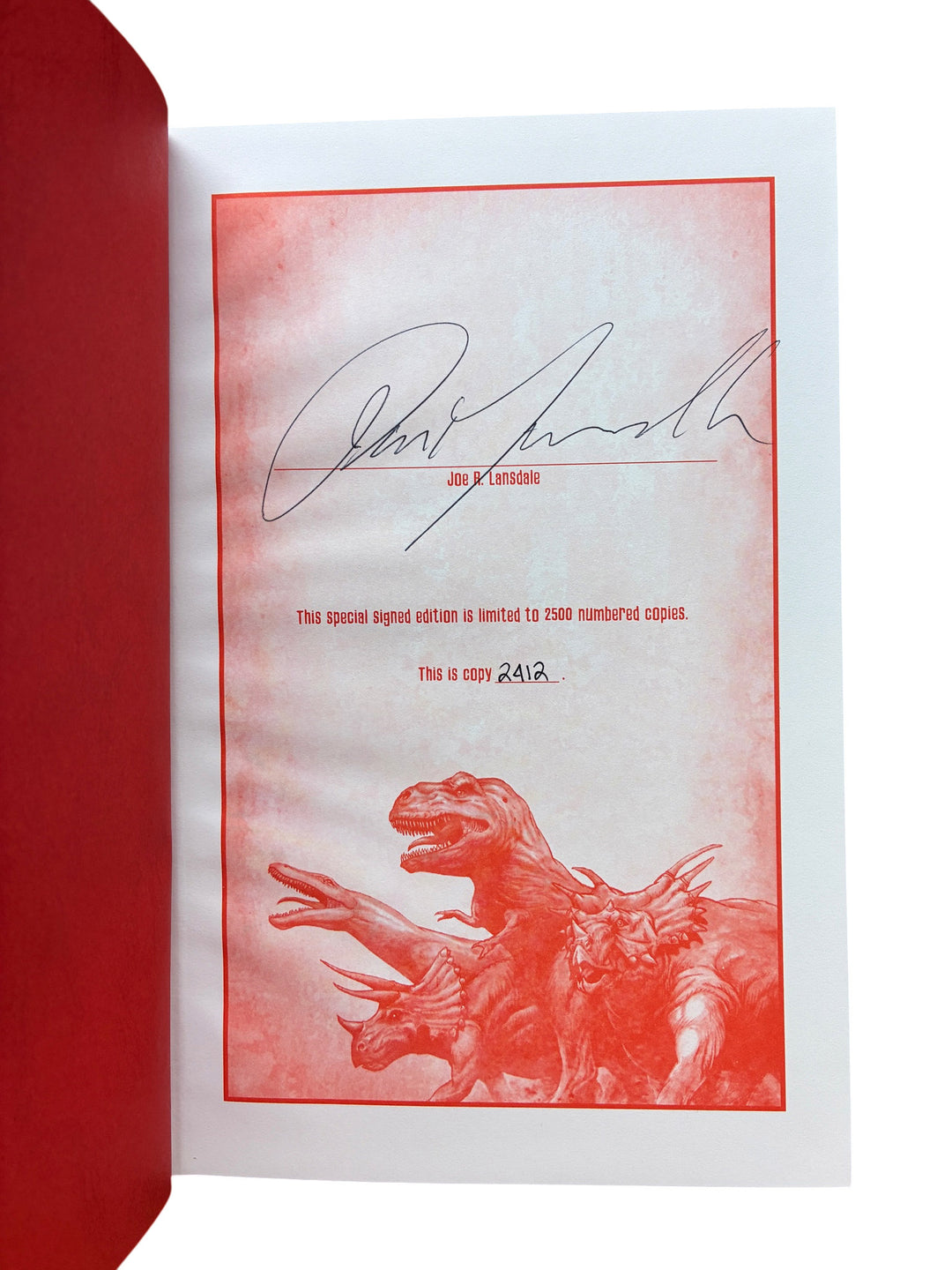 Lansdale, Joe R - Fishing for Dinosaurs and Other Stories - SIGNED