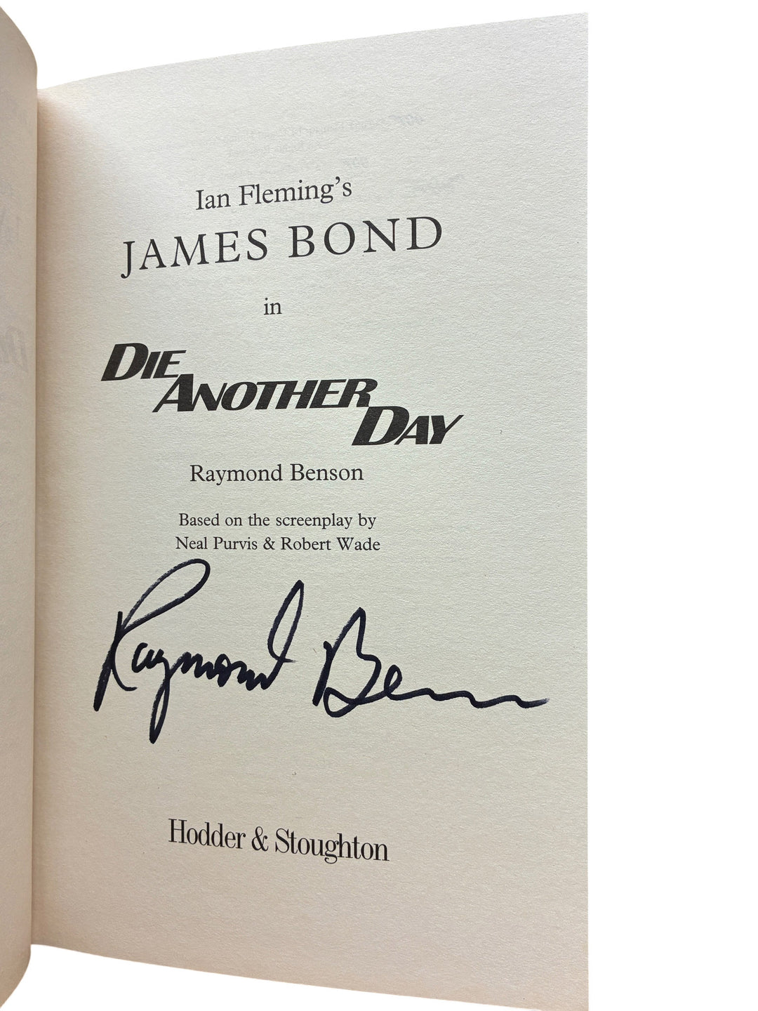 Benson, Raymond - Die Another Day - SIGNED