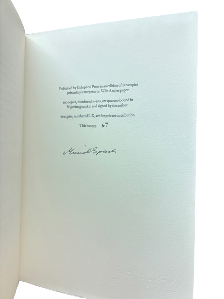 Spark, Muriel - Harper and Wilton - SIGNED