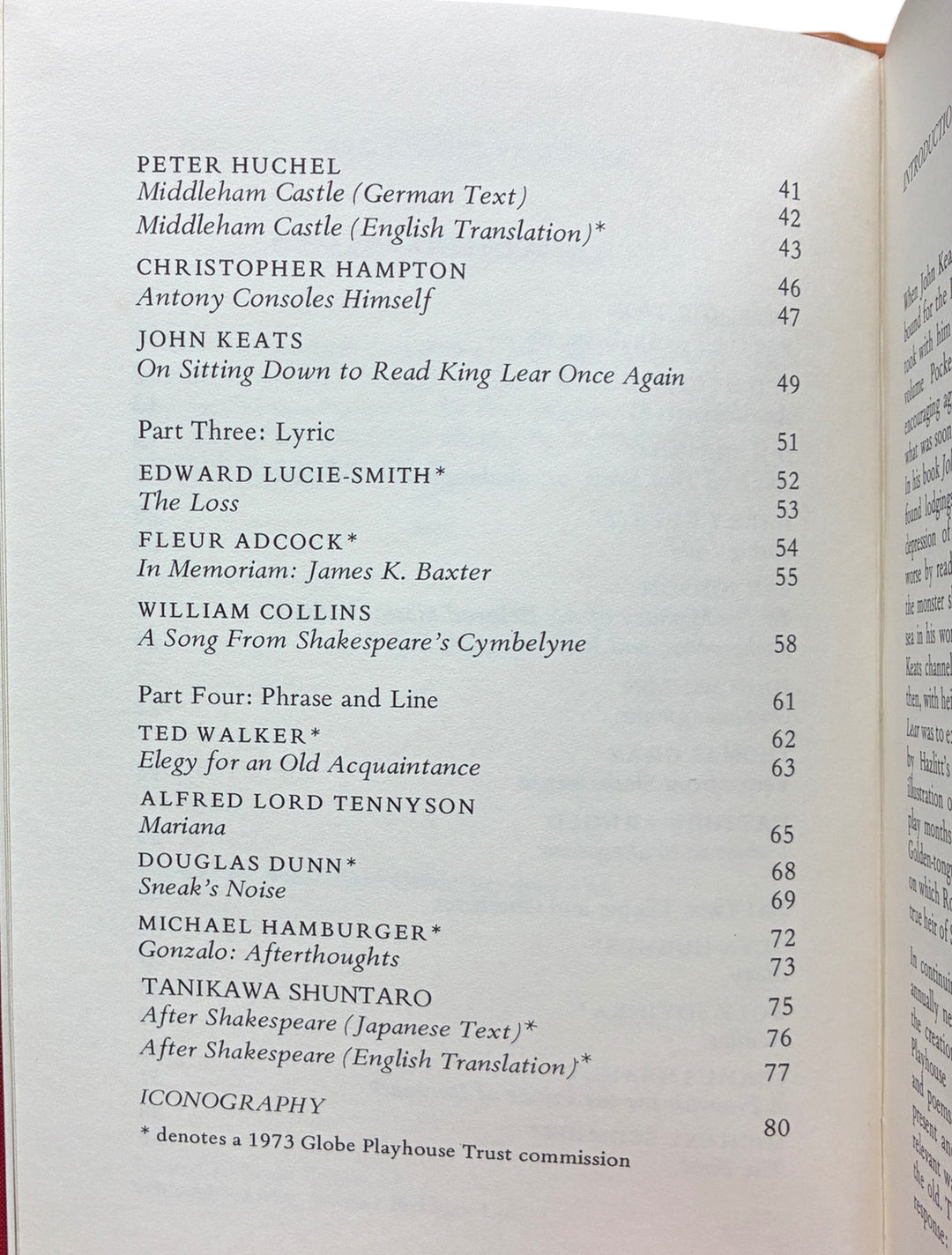Hughes, Ted ; Enright, D J ; Soyinka, Wole ; Heaney, Seamus, etc - Poems for Shakespeare 2 - signed