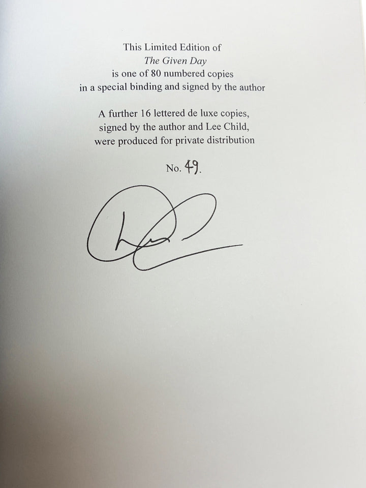 Lehane, Dennis - The Given Day - signed