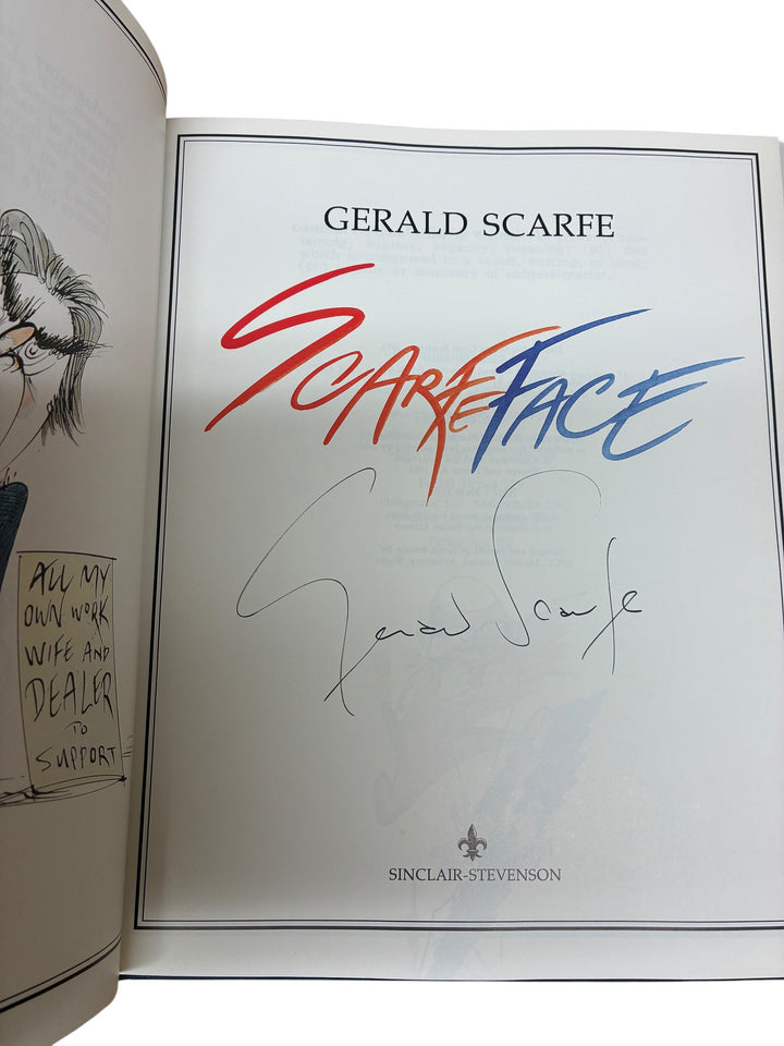 Scarfe, Gerald - Scarfeface - signed