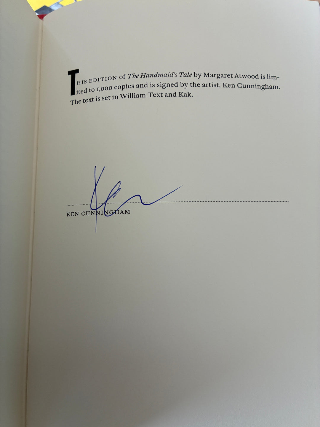 Atwood, Margaret - The Handmaid's Tale - signed