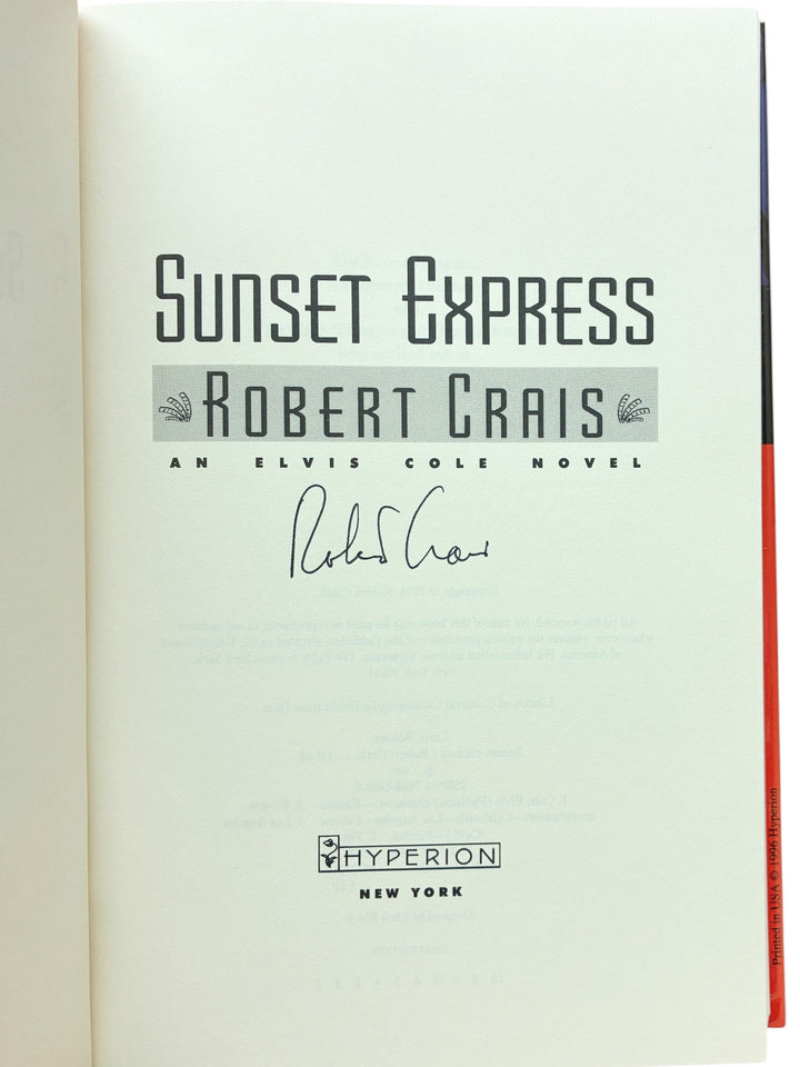 Crais, Robert - Sunset Express - SIGNED
