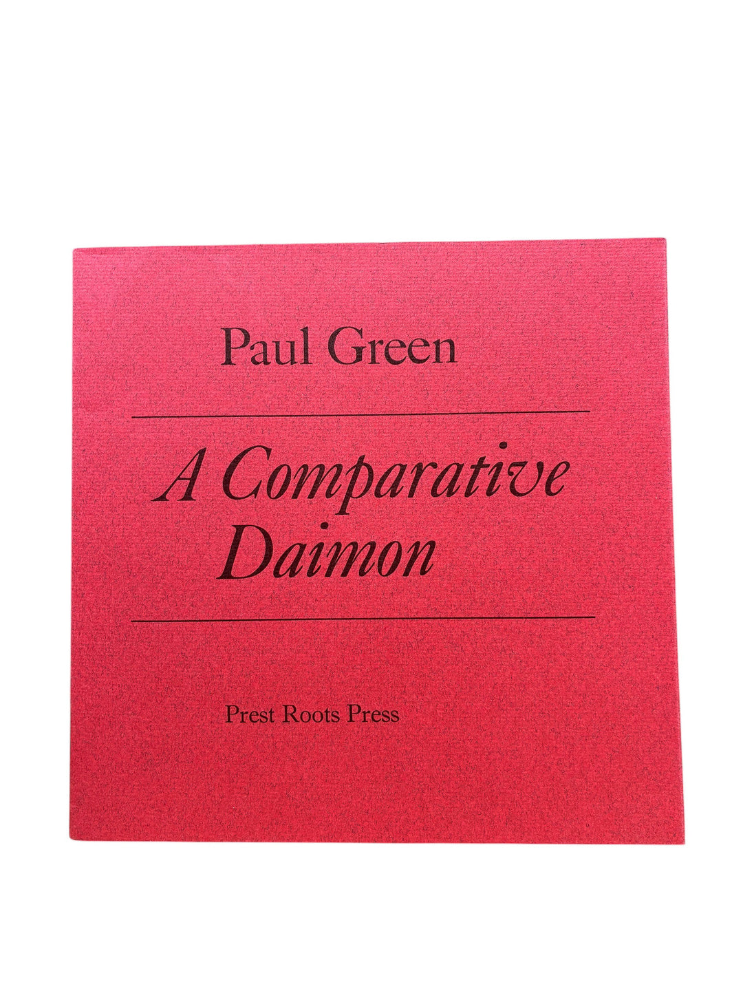 Green, Paul - A Comparative Daimon