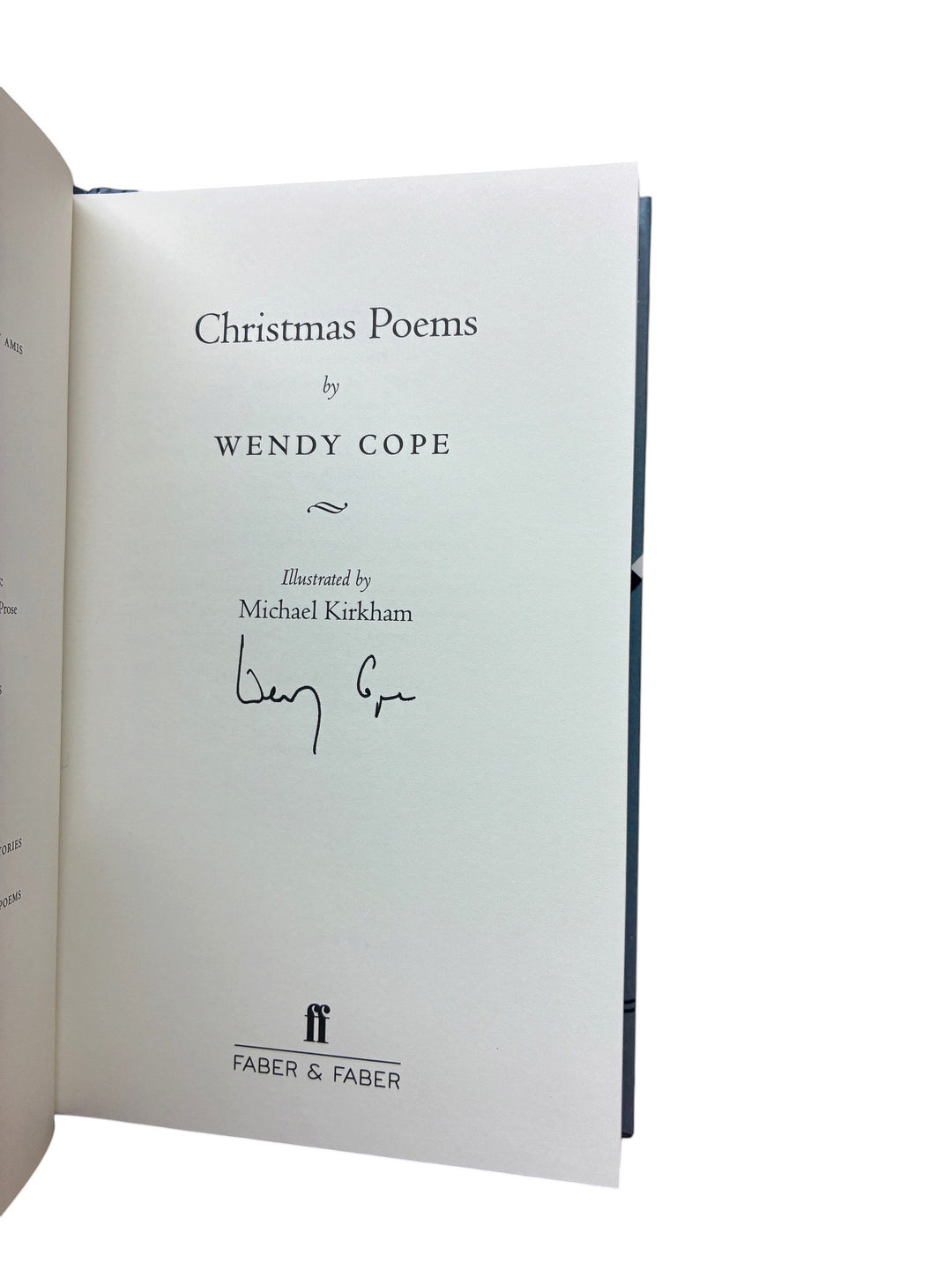 Cope, Wendy - Christmas Poems - SIGNED
