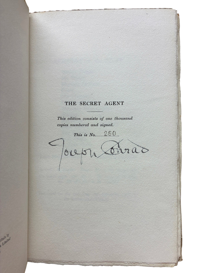 Conrad, Joseph - The Secret Agent - SIGNED
