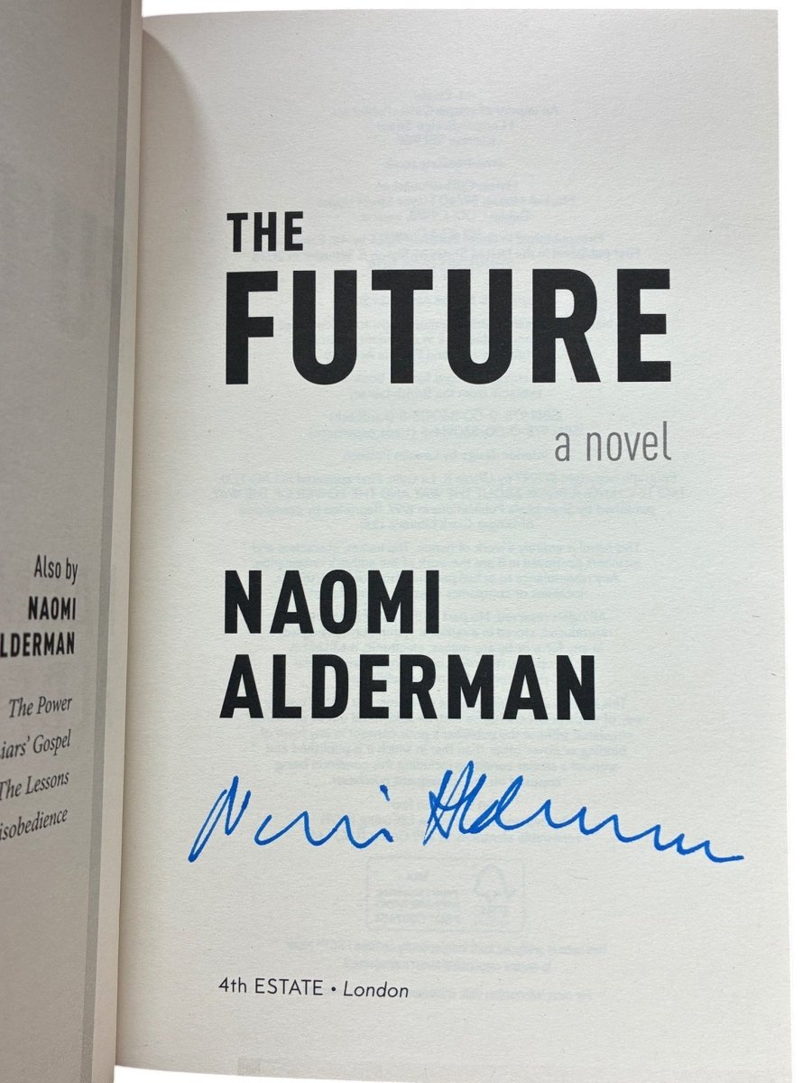 Alderman, Naomi - The Future - SIGNED | image4