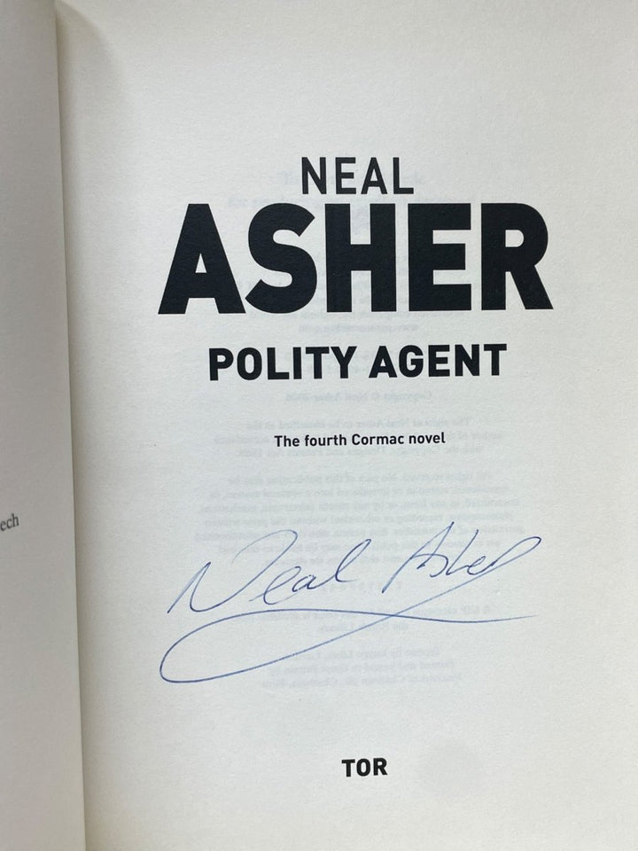 Asher, Neal - Polity Agent - SIGNED UK Proof | image2
