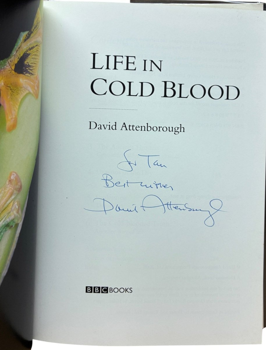 Attenborough, David - Life in Cold Blood - SIGNED | image4