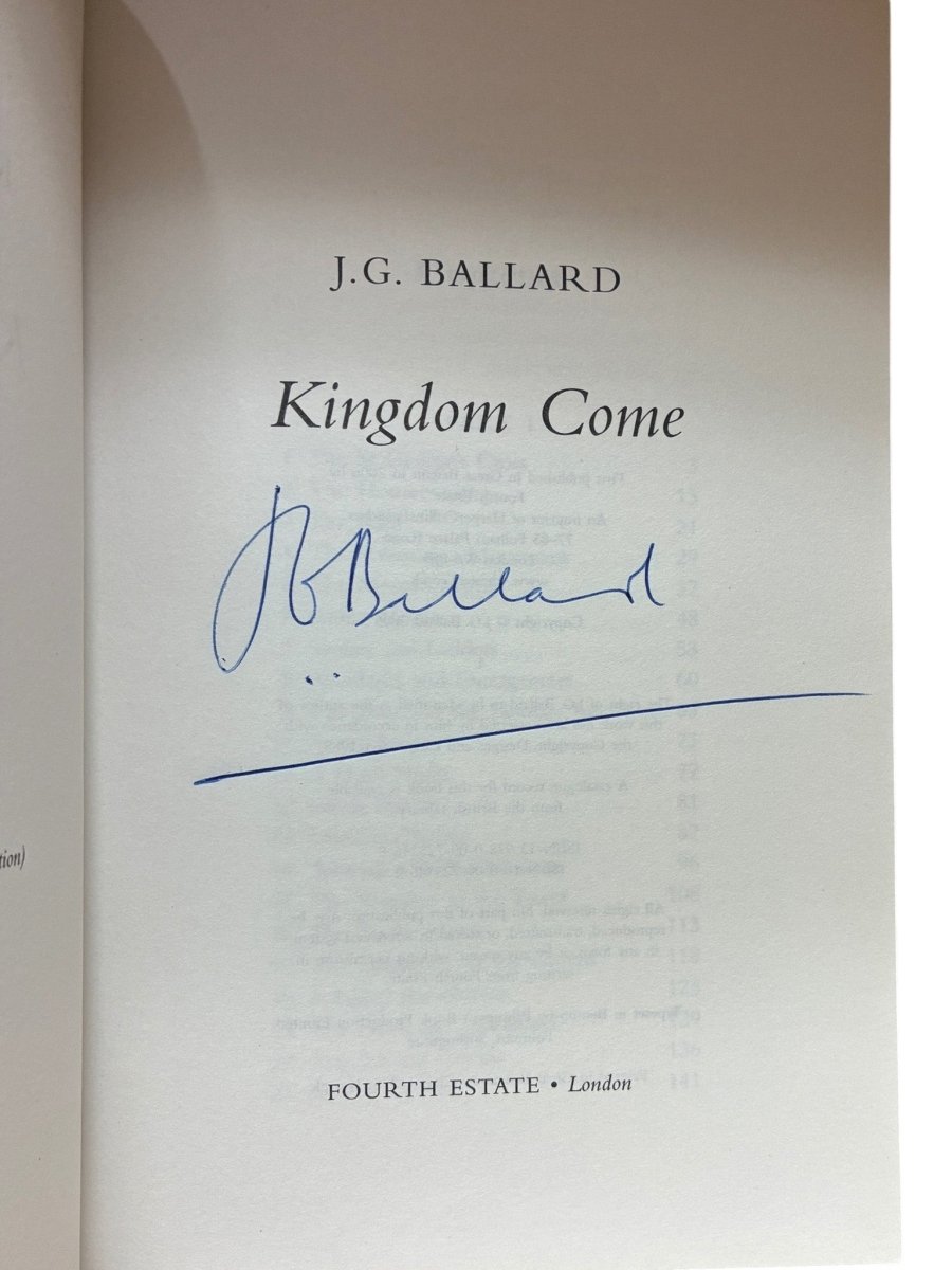Ballard, J G - Kingdom Come - SIGNED | image2