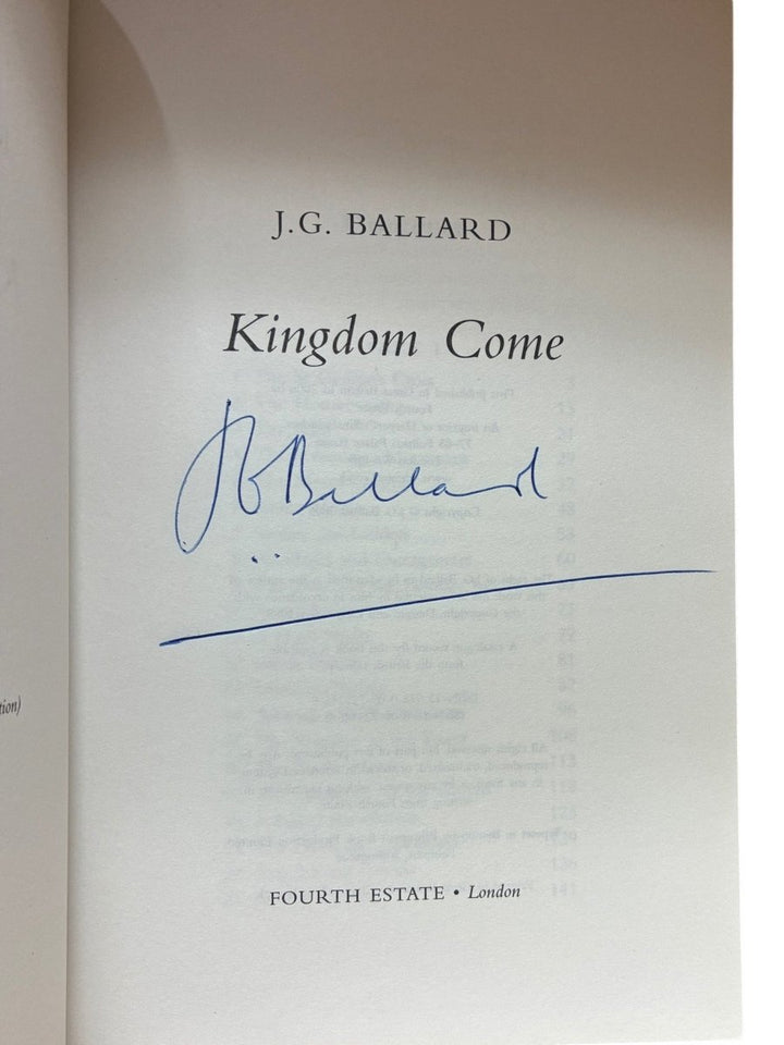 Ballard, J G - Kingdom Come - SIGNED | image2