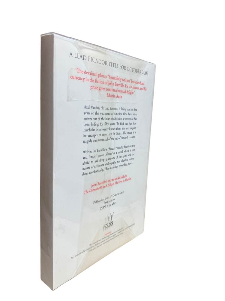 Banville, John - Shroud - uncorrected UK proof - SIGNED | image3