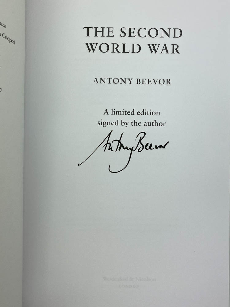 Beevor, Antony - The Second World War - SIGNED | image3