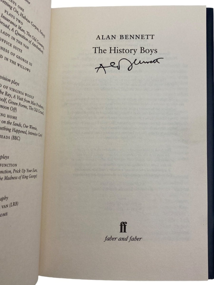 Bennett, Alan - The History Boys - SIGNED | image3