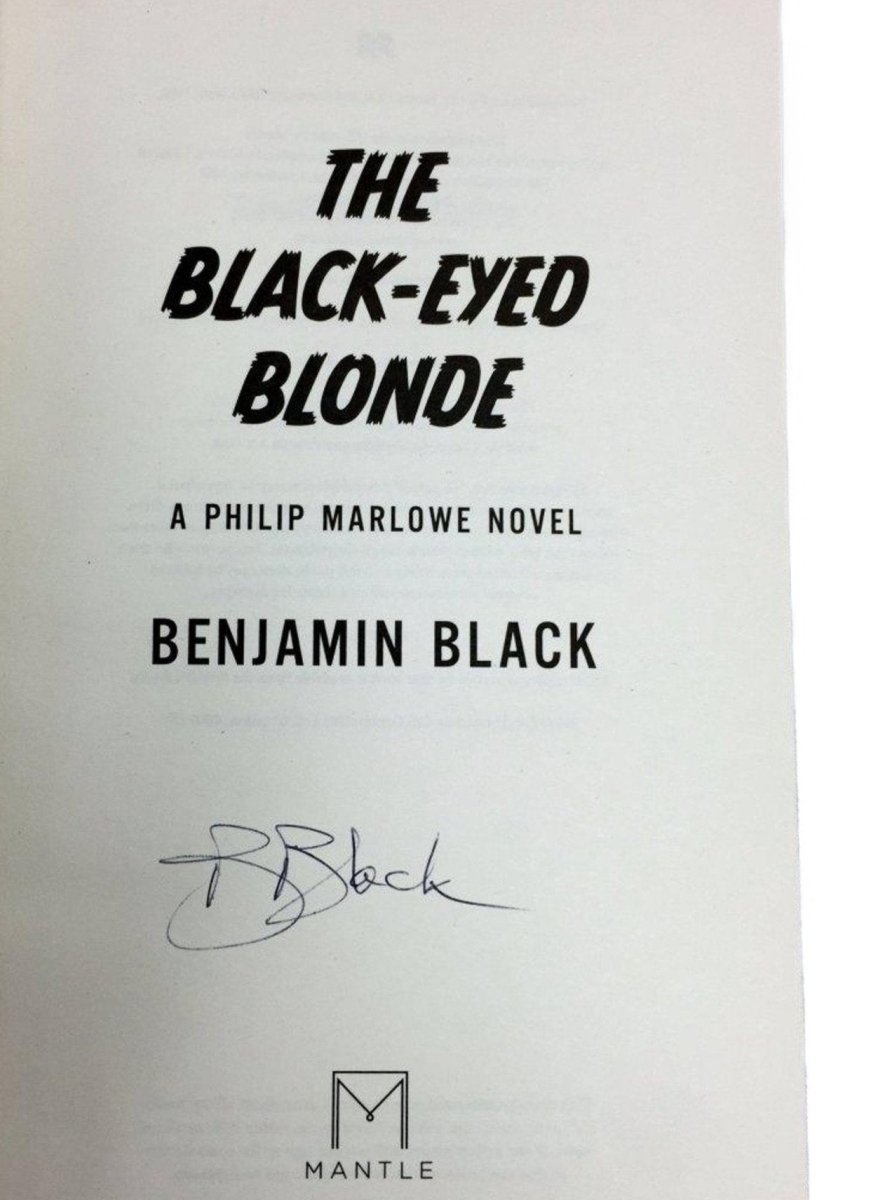 Black, Benjamin - The Black Eyed Blonde - SIGNED | image3