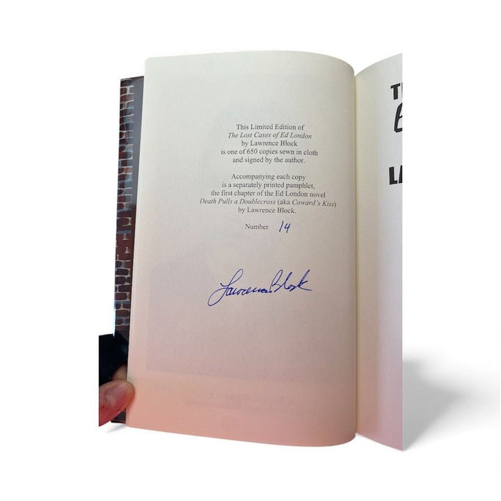 Block, Lawrence - The Lost Cases of Ed London - SIGNED | image3
