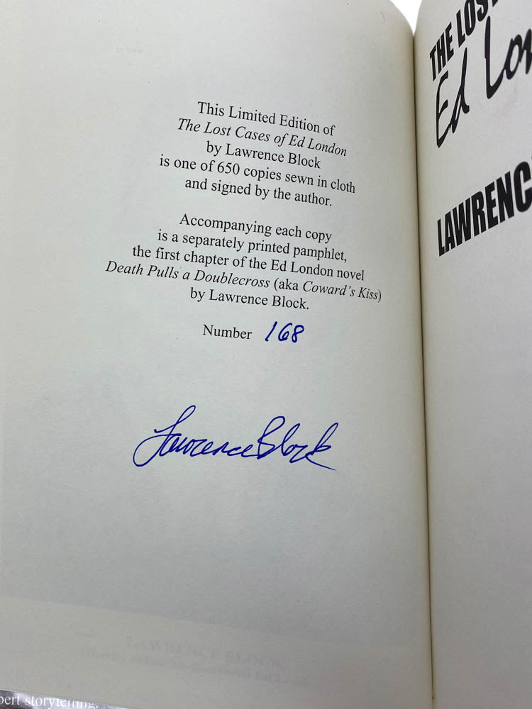 Block, Lawrence - The Lost Cases of Ed London - SIGNED | image3