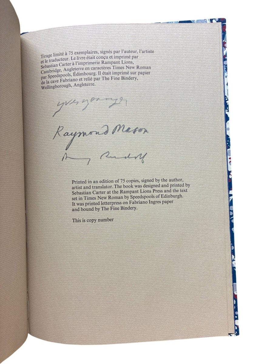 Bonnefoy, Yves - La Primaute du Regard / The Primacy of Gaze - SIGNED | image3