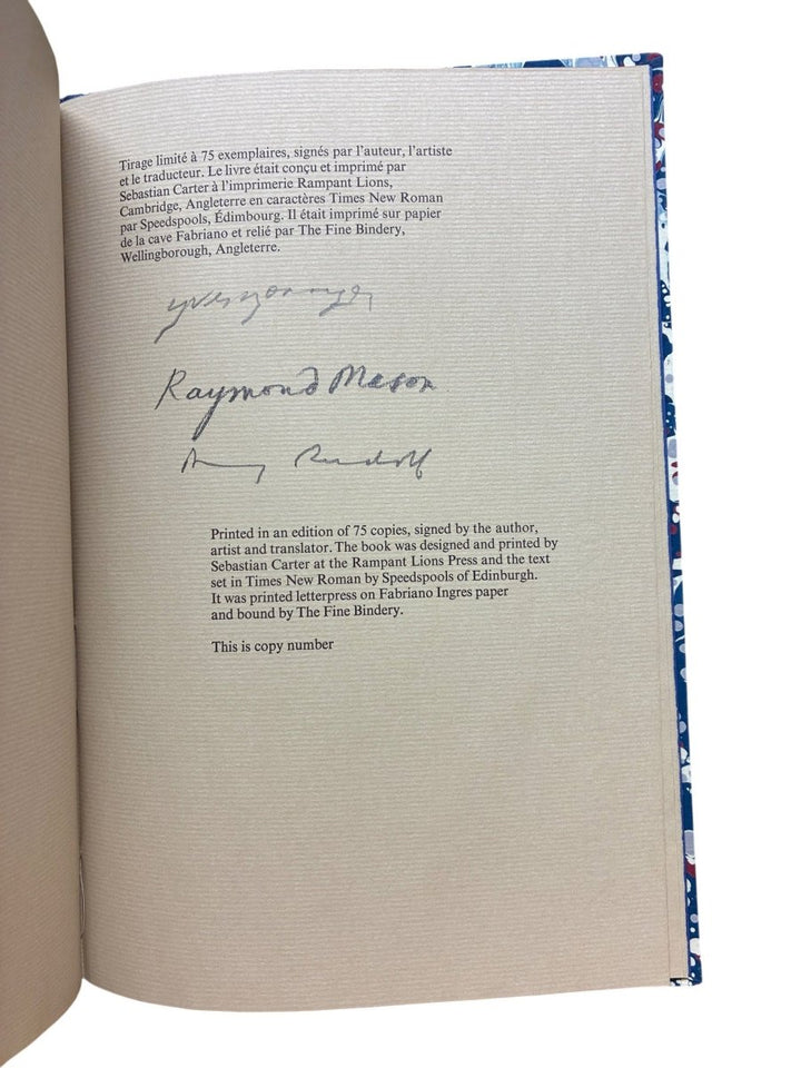Bonnefoy, Yves - La Primaute du Regard / The Primacy of Gaze - SIGNED | image3