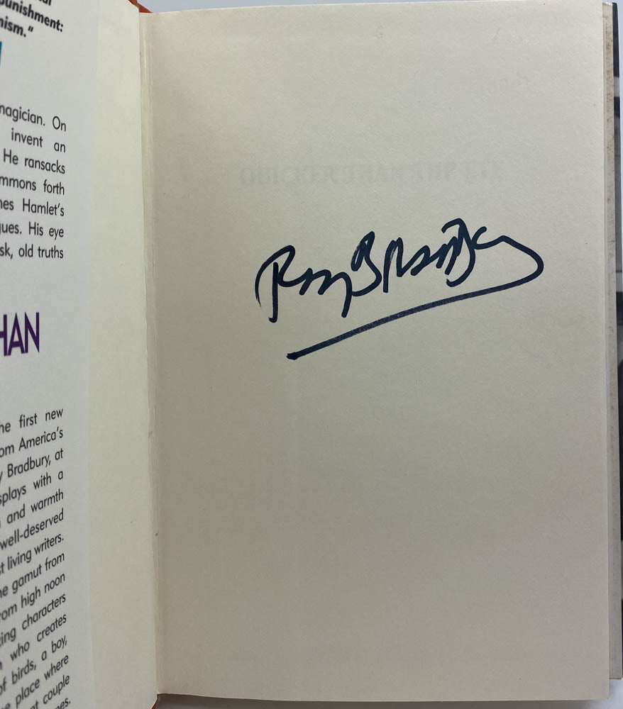 Bradbury, Ray - Quicker than the Eye - SIGNED | image3