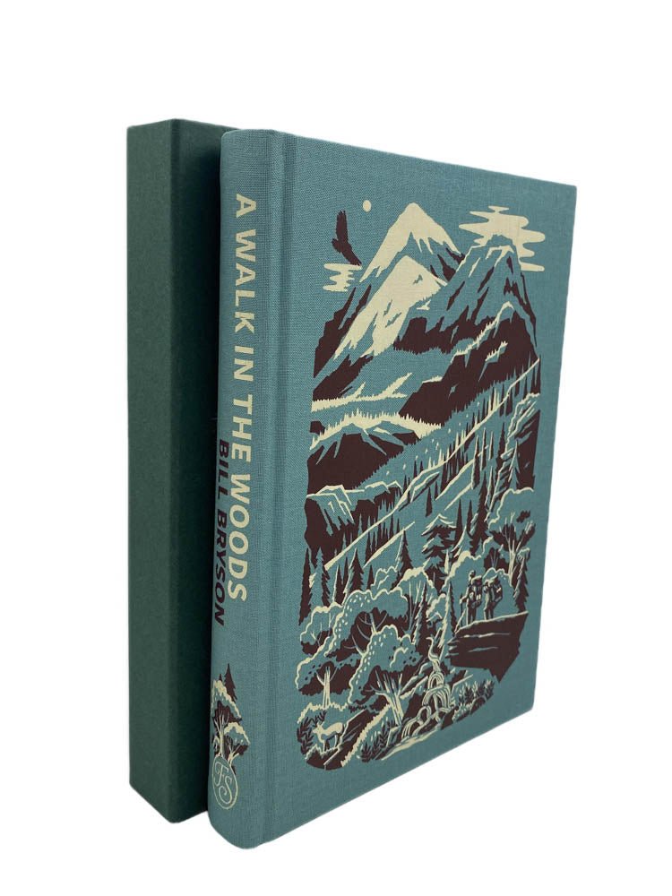 Bryson, Bill - A Walk in the Woods | front of book. Published by Folio Society in 2022. Hardcover In Slipcase.  Condition:  Fine/No Jacket ( as Issued )