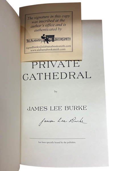 Burke, James Lee - A Private Cathedral - SIGNED | image2