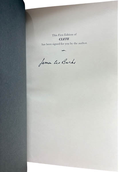 Burke, James Lee - Clete - SIGNED | image2