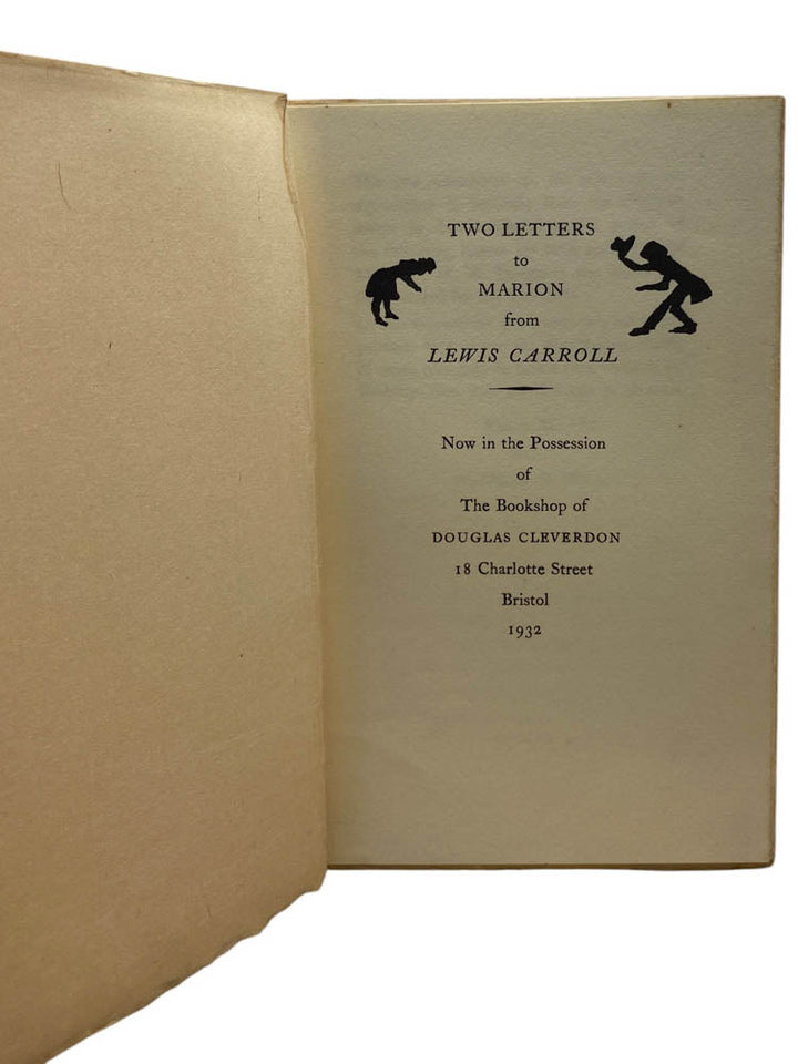 Carroll, Lewis - Two Letters to Marion from Lewis Carroll | image3