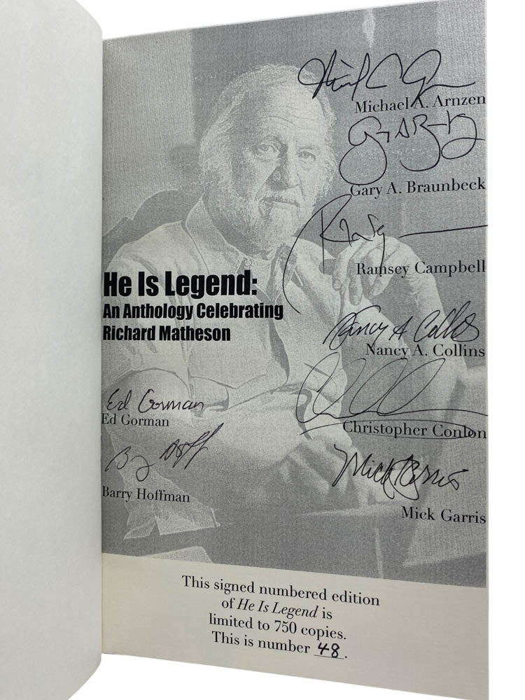 Conlon, Christopher ( edits ) - He is Legend : An anthology Celebrating Richard Matheson - SIGNED | image3