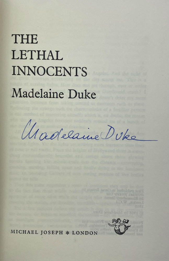 Duke, Madelaine - The Lethal Innocents - SIGNED | image3