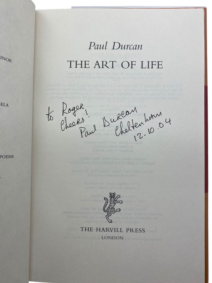 Durcan, Paul - The Art of Life - SIGNED | image3