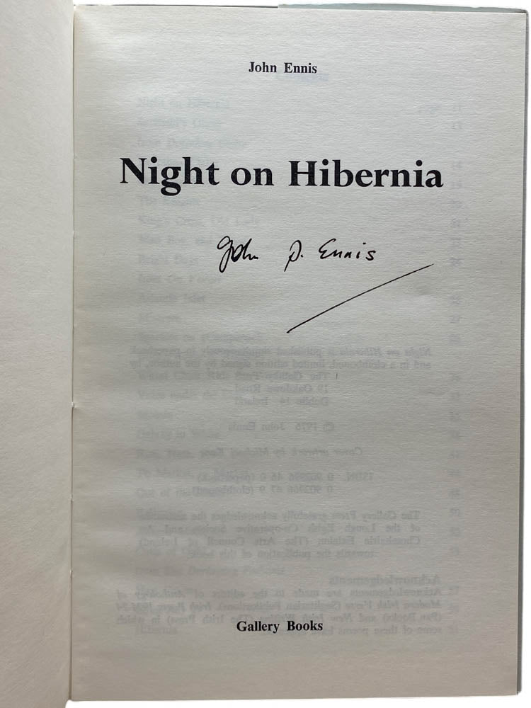 Ennis, John - Night on Hibernia - SIGNED | image3