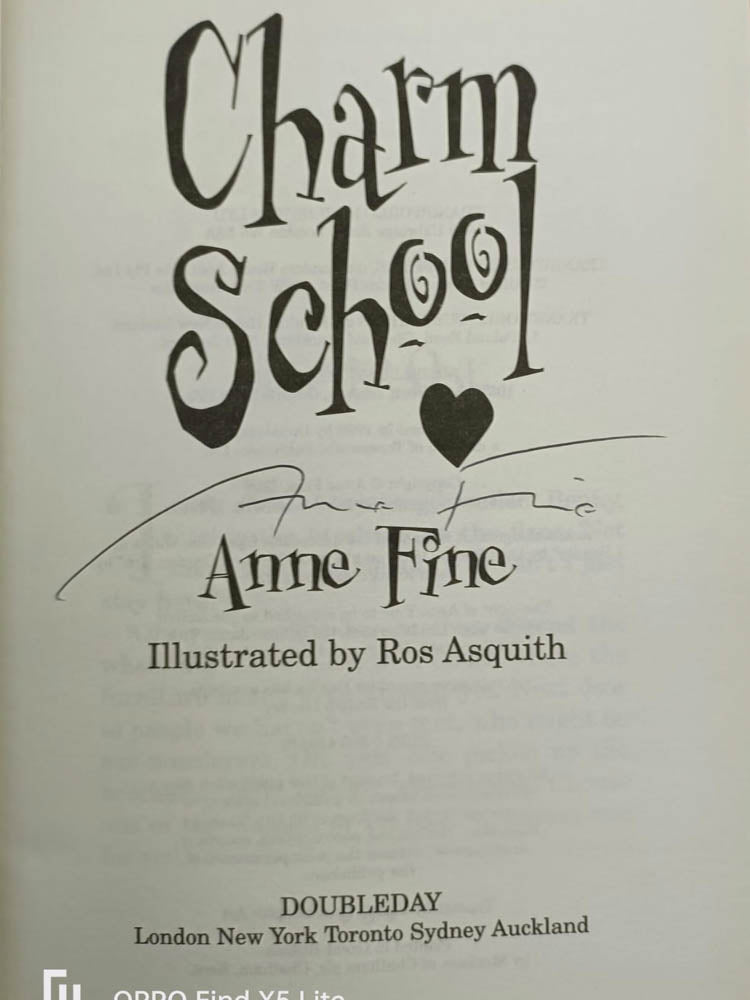 Fine, Anne - Charm School - SIGNED | image3