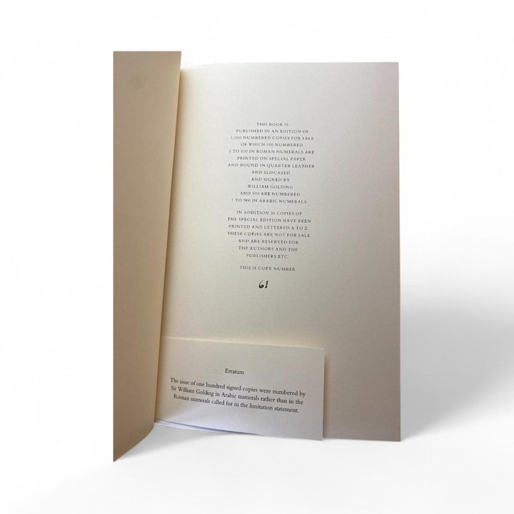 Gekoski, R. A. - William Golding : A Bibliography 1934 - 1993 | image4