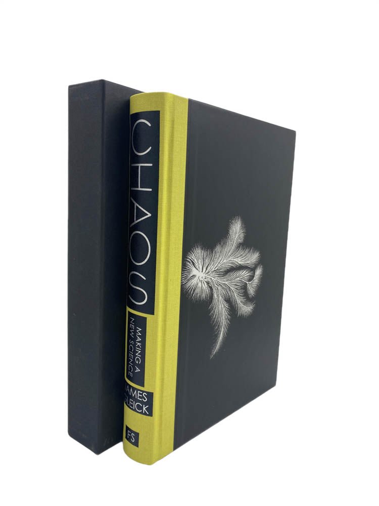 Gleick, James - Chaos : Making a New Science | front of book. Published by Folio Society in 2015. Hard Cover In Slipcase.  Condition:  Fine/No Jacket ( as Issued )